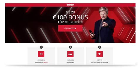 Tipico Bonus August 2024 – Bis 100 Euro Wettbonus.
